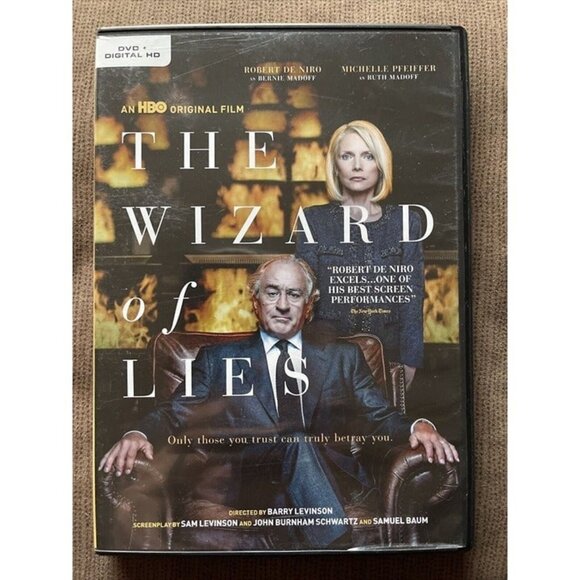 The Wizard Of Lies (DVD, 2020) Robert De Niro Michelle Pfeiffer No Digital - Picture 1 of 4